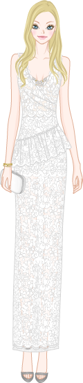 Modern & Graceful Dress model4