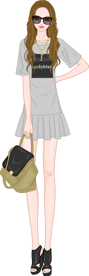 프렌치 시크 파리지엔 스타일. model2
