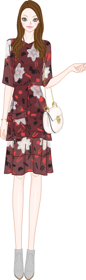 Sophisticated Dress for Fall model4