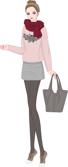 Vintage Lovely Fashion model3