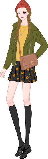 Winter Girligh Look model4