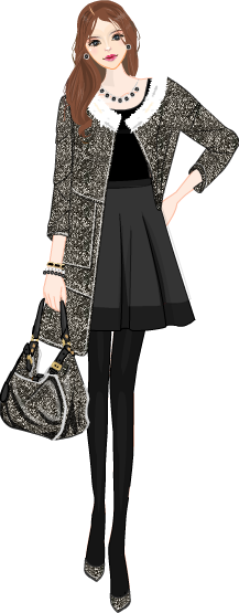 Girl's winter model5