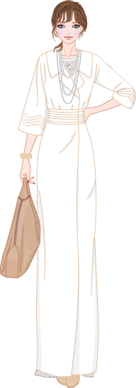 Romantic Maxi Look model4