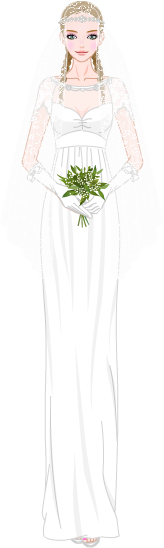 Wedding Dress Look model4