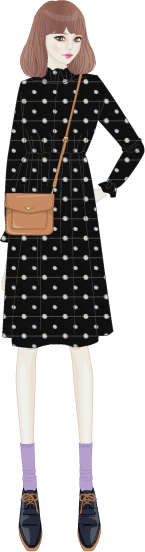 Girl`s Vintage Style model5