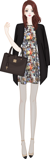 Spring Office Look model4
