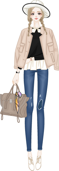 Spring Date Look model5