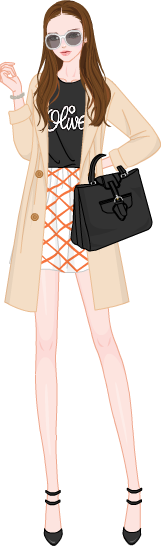 Spring Girlish Look model1