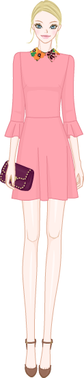 Springtime Dress model4