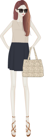 Happy Unique Girl model2