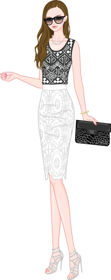 Summer Romantic Look model4