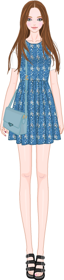 Lovely Baby Doll Dress model4