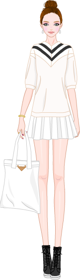Lovely Baby Doll Dress model5