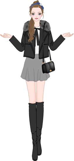 Lovely Short Jacket Style model3