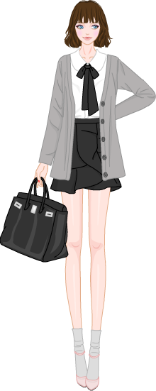 Girlish Casual Look model2