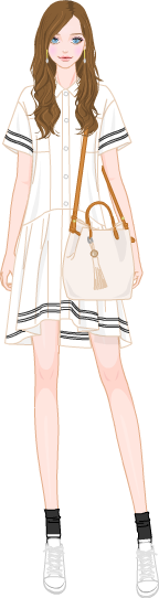 Summer Girlish Look model2