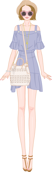 Summer Girlish Look model3