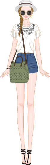 Summer Girlish Look model4