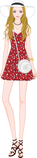 Summer Exotic Look model1