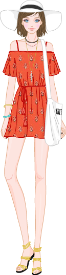 Summer Exotic Look model4