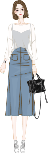 Retro Denim model4