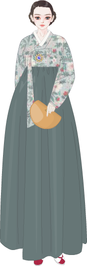 감성한복 model2