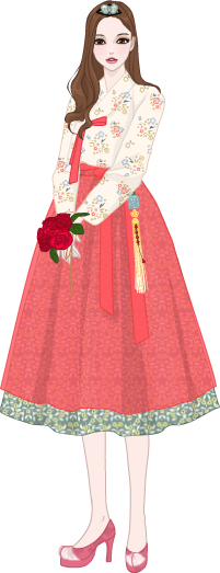 Modernized Hanbok model2