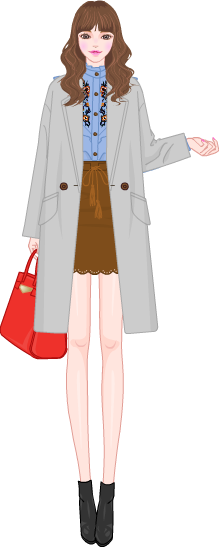 Casual & Feminine Look model3