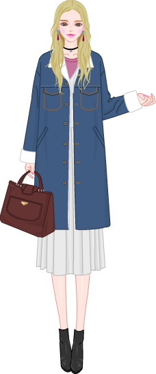 Casual & Feminine Look model5