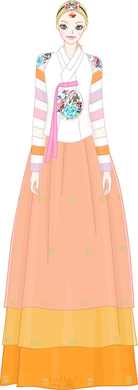 Lovely Hanbok model3