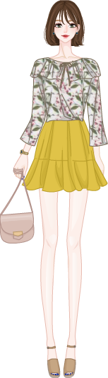 Blouse Look model5