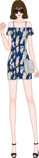 Hot Summer One-piece Fashion model1