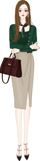 Blouse & Skirt model5