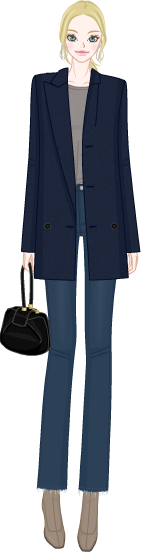 French Chic Look model1