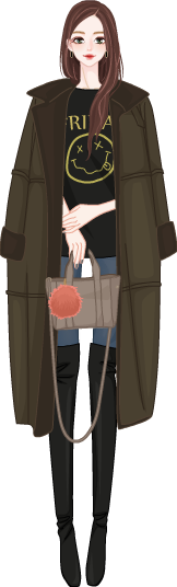 Winter Look model4