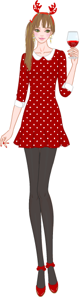 Christmas Party Look model1