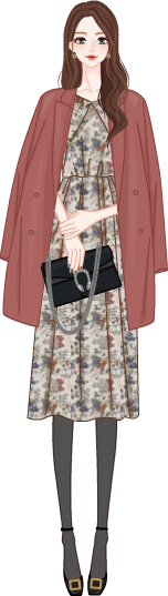 Vintage Dress model3