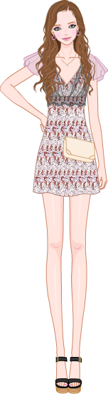 Stylish Spring Date Look model1