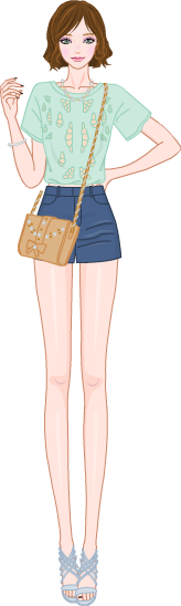 Summer Date Look model4