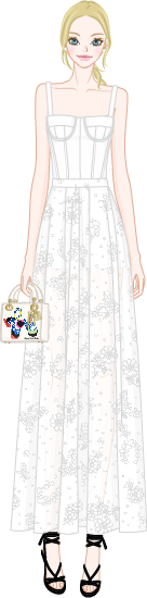 Summer Lace Dress model5