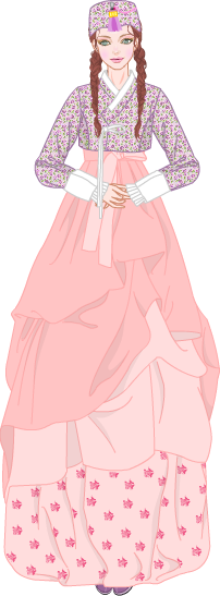 Modern Hanbok model1
