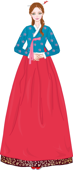 Modern Hanbok model4