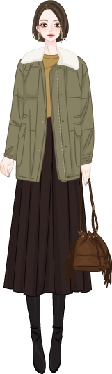 Winter Look model4