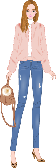 Cute Girlish Look model2