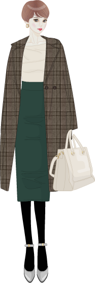 Winter Office Look model4