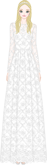 Wedding Dress model1