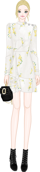 Into Dress Look model4