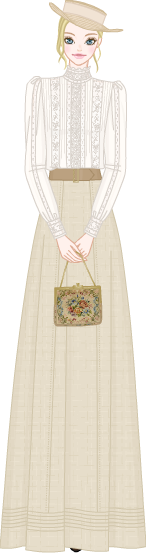 1900’s Lady Fashion model2