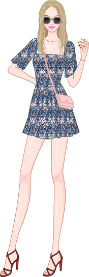 Vacation Look model1