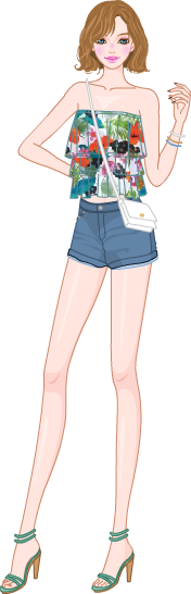 Vacation Look model4